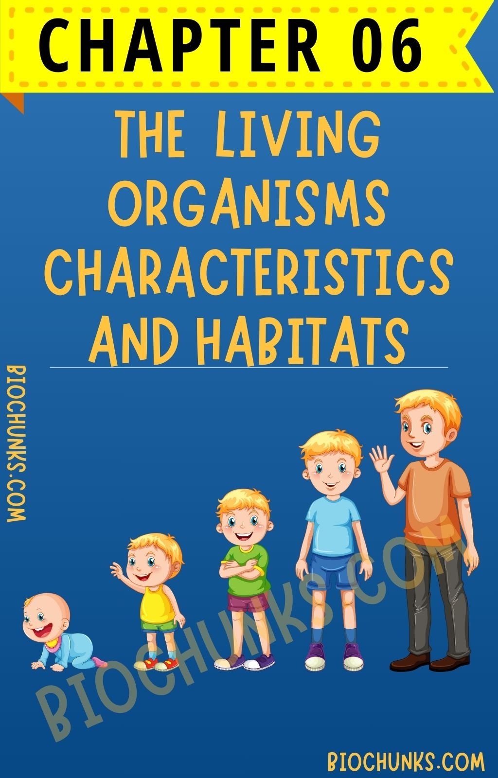 The Living Organisms Characteristics & Habitats Chapter 06 Class 6th biochunks.com