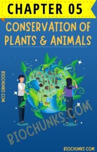 Conservation of Plants & Animals Chapter 05 Class 8th biochunks.com