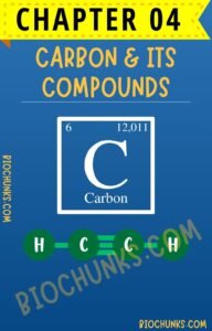 Carbon & its Compounds Chapter 04 Class 10th biochunks.com